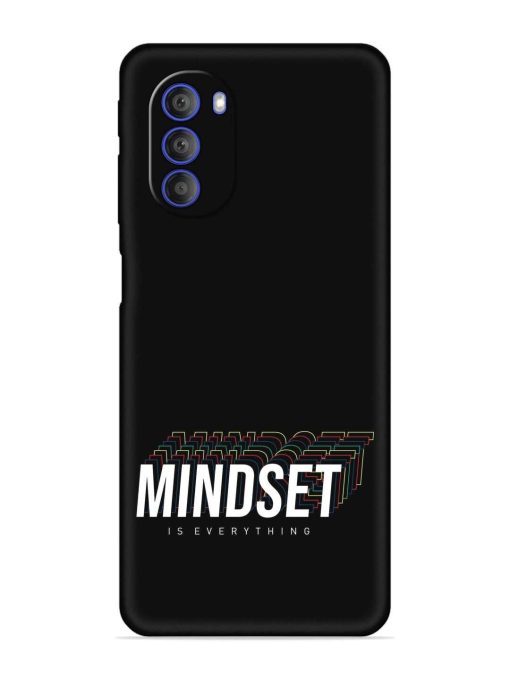 Mindset Everything Slogan Embossed Soft Silicone Case for Motorola Moto G51 (5G) Zapvi