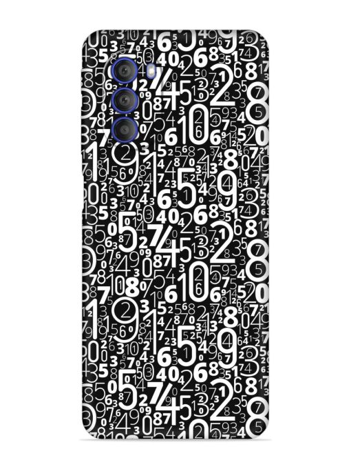 Many Numbers Different Embossed Soft Silicone Case for Motorola Moto G51 (5G) Zapvi