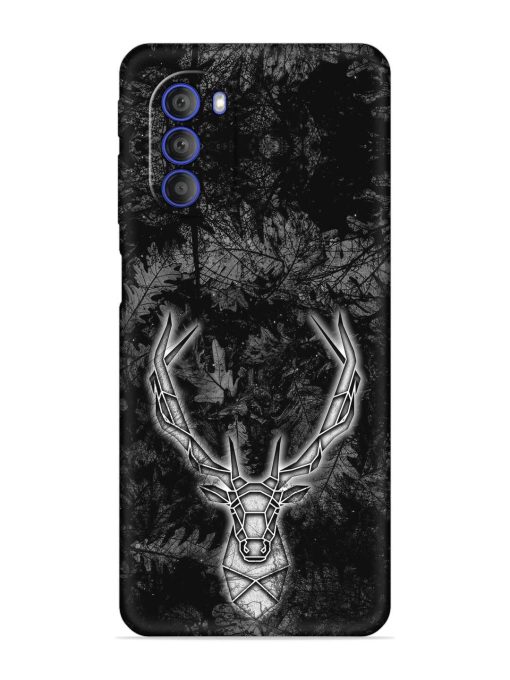 Ancient Deer Embossed Soft Silicone Case for Motorola Moto G51 (5G) Zapvi