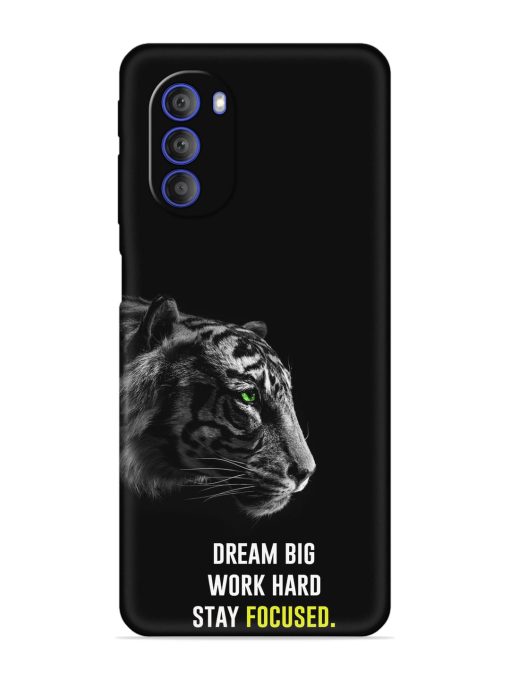 Dream Big Work Hard Embossed Soft Silicone Case for Motorola Moto G51 (5G) Zapvi