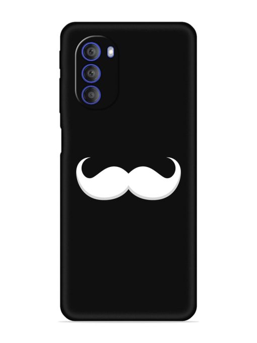 Mustache Vector Embossed Soft Silicone Case for Motorola Moto G51 (5G)