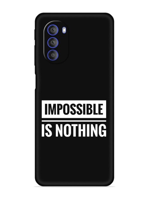 Impossible Is Nothing Embossed Soft Silicone Case for Motorola Moto G51 (5G) Zapvi