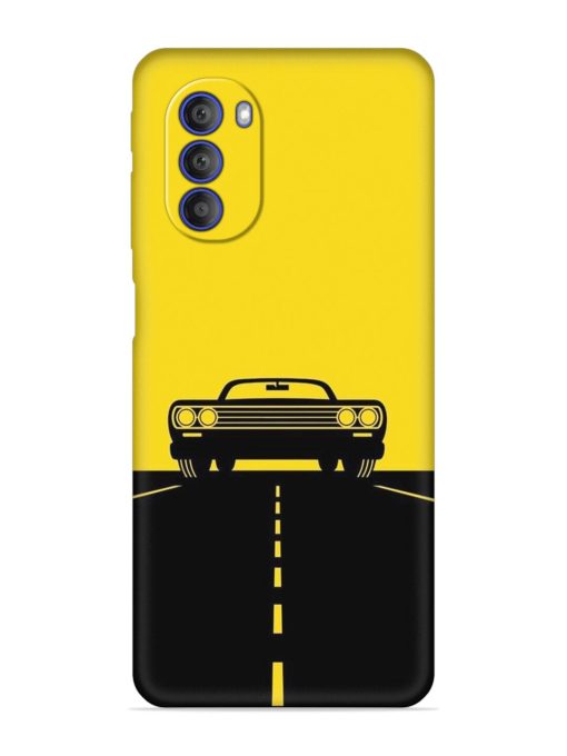 Classic Car Embossed Soft Silicone Case for Motorola Moto G51 (5G)