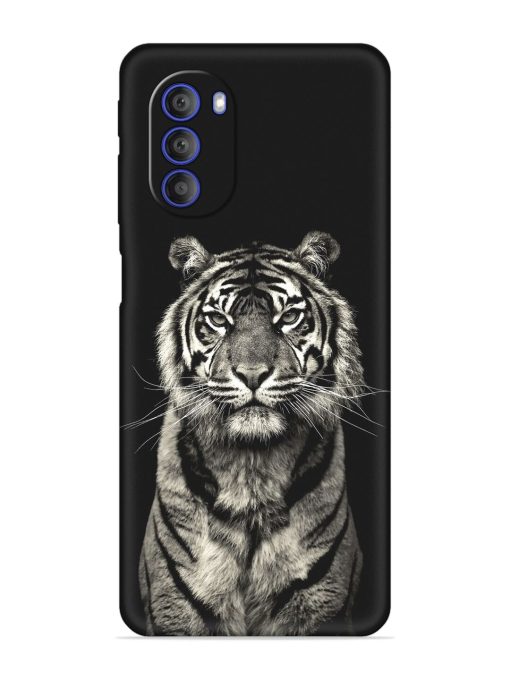 Tiger Art Embossed Soft Silicone Case for Motorola Moto G51 (5G) Zapvi