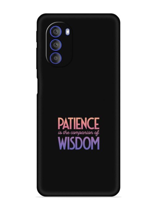 Patience Is The Embossed Soft Silicone Case for Motorola Moto G51 (5G)