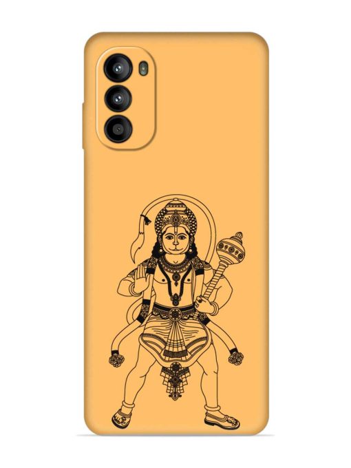 Indian God Hanuman Embossed Soft Silicone Case for Motorola Moto G52 Zapvi