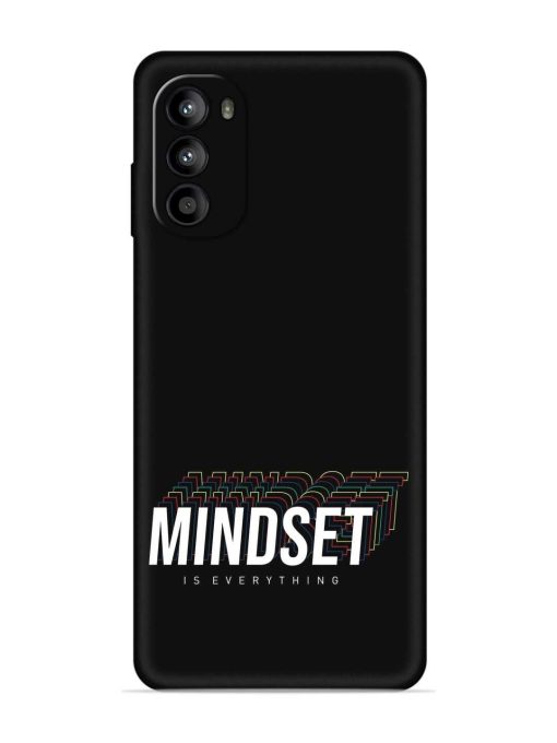 Mindset Everything Slogan Embossed Soft Silicone Case for Motorola Moto G52 Zapvi