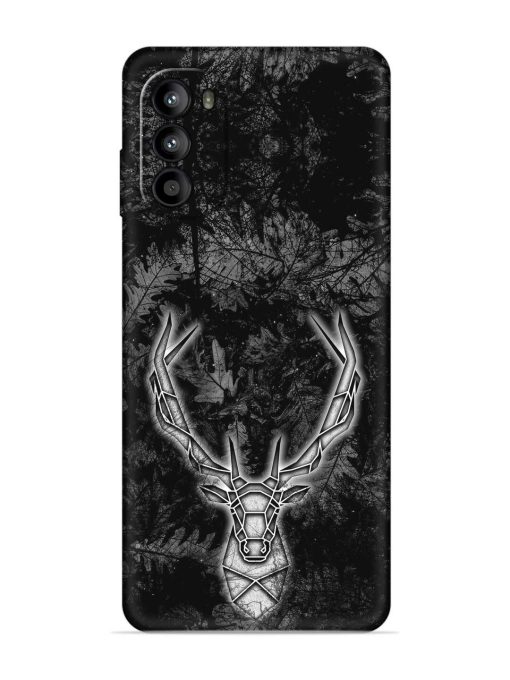 Ancient Deer Embossed Soft Silicone Case for Motorola Moto G52 Zapvi