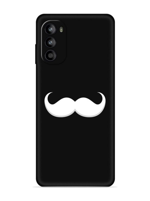 Mustache Vector Embossed Soft Silicone Case for Motorola Moto G52 Zapvi