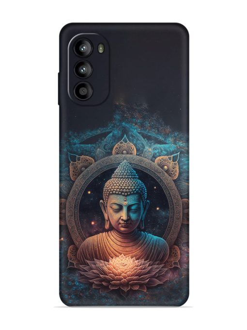 Gautam Buddha Embossed Soft Silicone Case for Motorola Moto G52 Zapvi