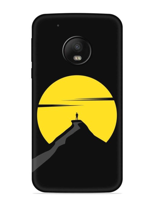 Black Ultra Vector Embossed Soft Silicone Case for Motorola Moto G5 Plus Zapvi