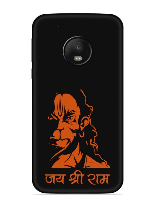 Angry Hanuman Embossed Soft Silicone Case for Motorola Moto G5 Plus Zapvi