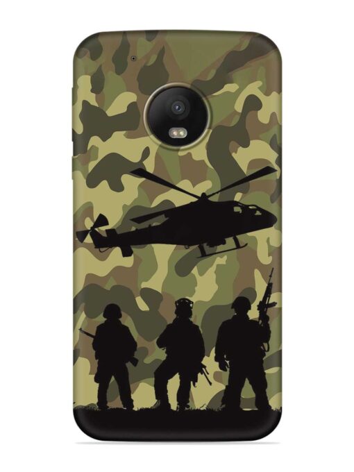 Army Heros Embossed Soft Silicone Case for Motorola Moto G5 Plus Zapvi