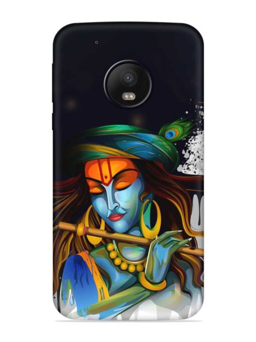 Krishna Art Embossed Soft Silicone Case for Motorola Moto G5 Plus Zapvi