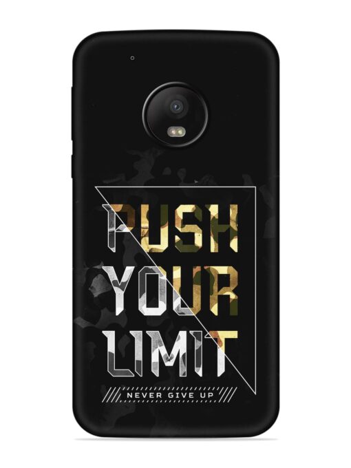 Push Your Limits Embossed Soft Silicone Case for Motorola Moto G5 Plus Zapvi