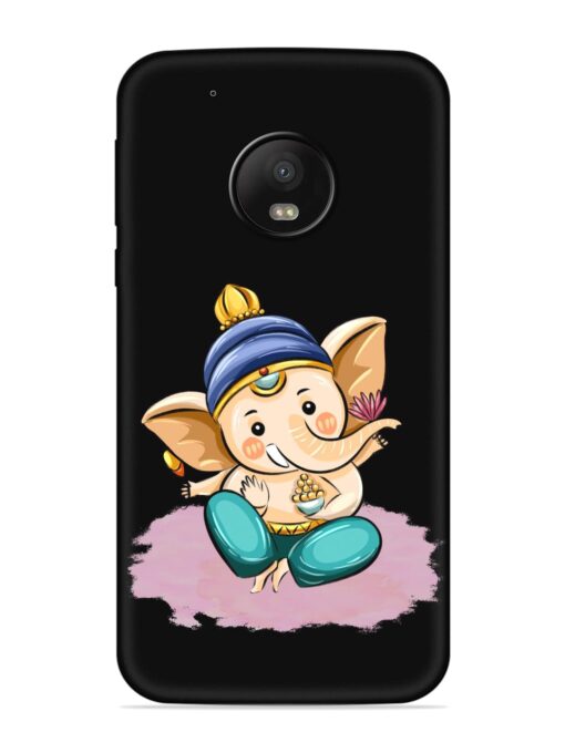 Bal Ganesh Vector Art Embossed Soft Silicone Case for Motorola Moto G5 Plus Zapvi