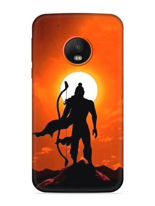 Shree Ram Embossed Soft Silicone Case for Motorola Moto G5 Plus