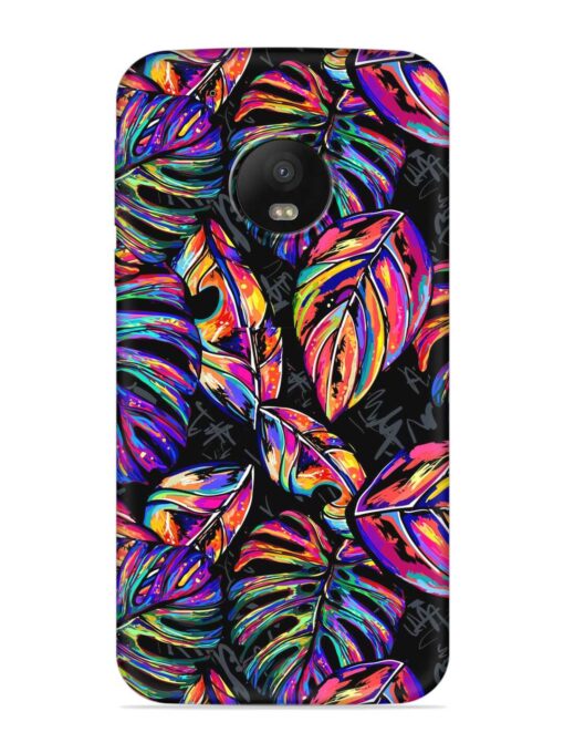 Tropical Seamless Vector Embossed Soft Silicone Case for Motorola Moto G5 Plus Zapvi