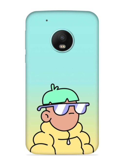 Doodles Cool Character Embossed Soft Silicone Case for Motorola Moto G5 Plus Zapvi