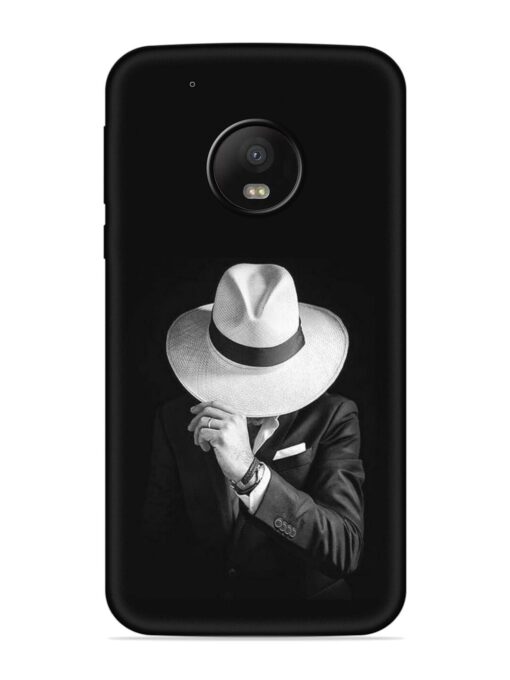 Men Under Hat Embossed Soft Silicone Case for Motorola Moto G5 Plus Zapvi