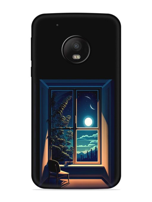 Night View At Window Embossed Soft Silicone Case for Motorola Moto G5 Plus Zapvi