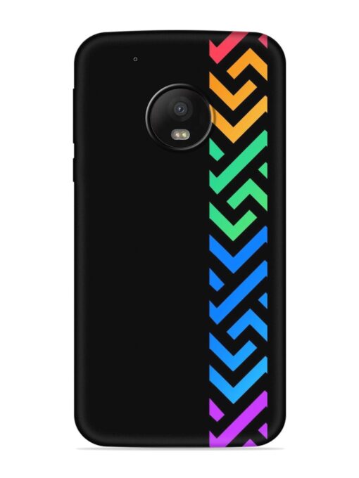 Colorshape Stripes Embossed Soft Silicone Case for Motorola Moto G5 Plus Zapvi