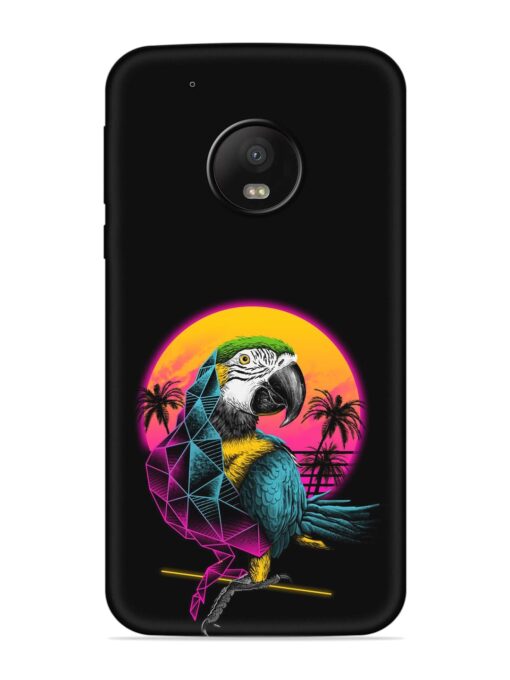 Rad Parrot Embossed Soft Silicone Case for Motorola Moto G5 Plus Zapvi