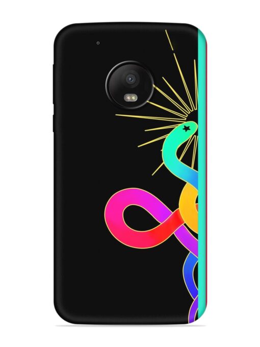 Art Geometric Abstraction Embossed Soft Silicone Case for Motorola Moto G5 Plus Zapvi