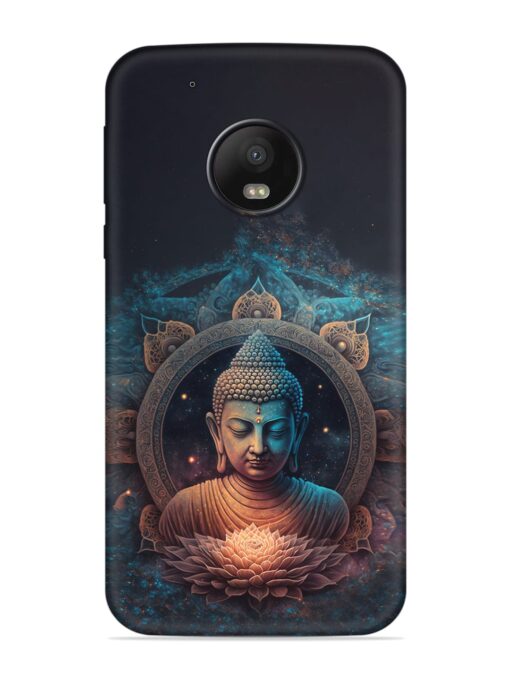 Gautam Buddha Embossed Soft Silicone Case for Motorola Moto G5 Plus Zapvi