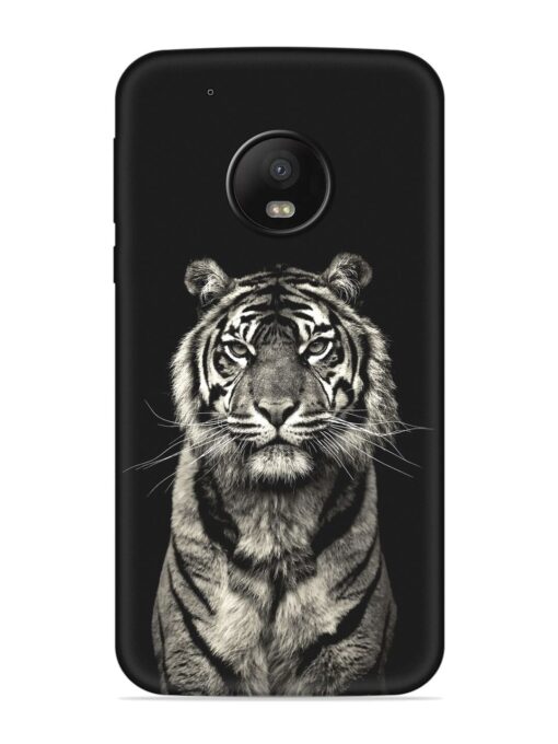 Tiger Art Embossed Soft Silicone Case for Motorola Moto G5 Plus Zapvi