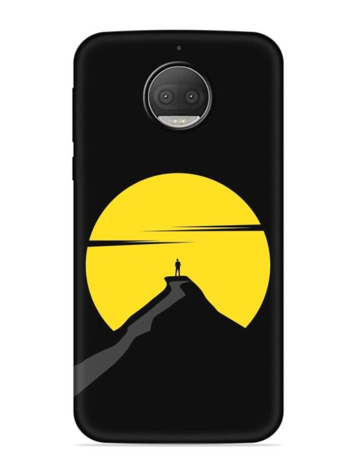 Black Ultra Vector Embossed Soft Silicone Case for Motorola Moto G5S Plus Zapvi