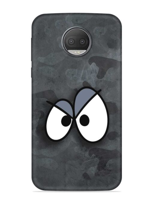 Big Eyes Night Mode Embossed Soft Silicone Case for Motorola Moto G5S Plus Zapvi