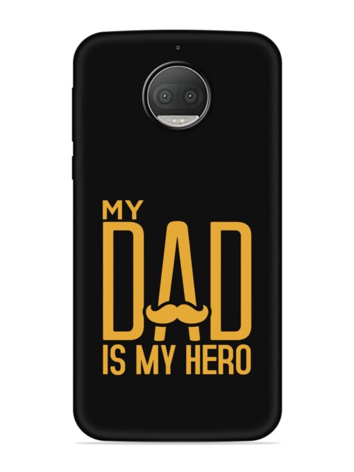 My Dad Is My Hero Embossed Soft Silicone Case for Motorola Moto G5S Plus Zapvi