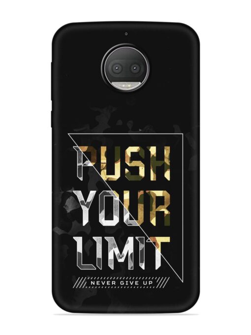 Push Your Limits Embossed Soft Silicone Case for Motorola Moto G5S Plus Zapvi