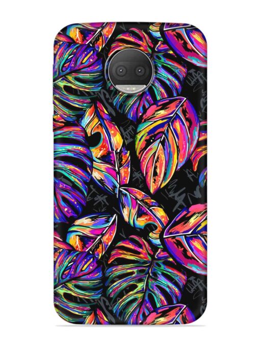 Tropical Seamless Vector Embossed Soft Silicone Case for Motorola Moto G5S Plus Zapvi