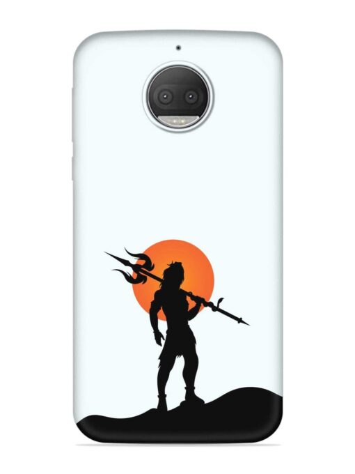 Lord Mahadev Trendy Embossed Soft Silicone Case for Motorola Moto G5S Plus