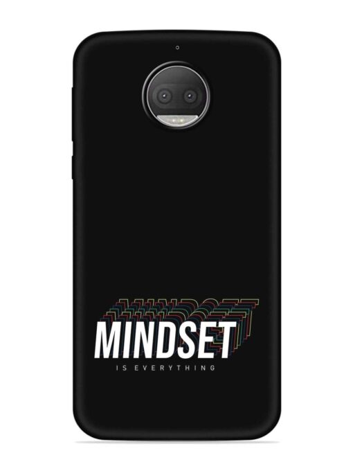 Mindset Everything Slogan Embossed Soft Silicone Case for Motorola Moto G5S Plus