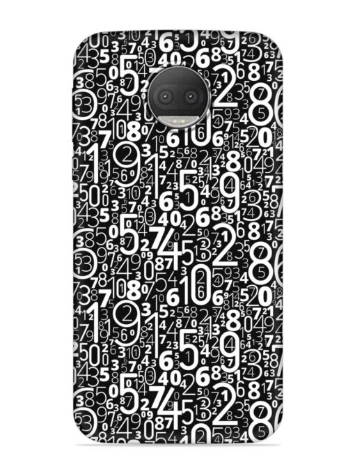 Many Numbers Different Embossed Soft Silicone Case for Motorola Moto G5S Plus