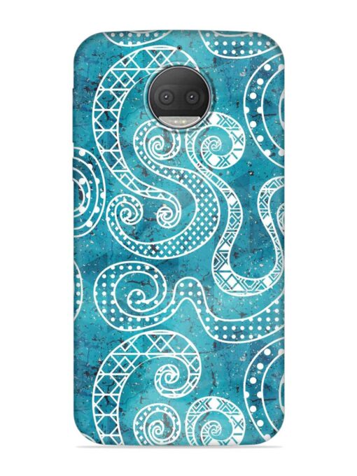 Vintage Curved Seamless Embossed Soft Silicone Case for Motorola Moto G5S Plus