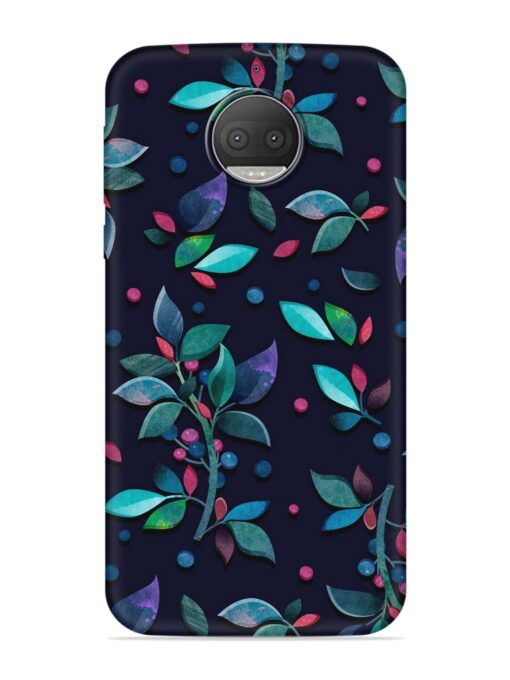 Decorative Watercolor Flower Embossed Soft Silicone Case for Motorola Moto G5S Plus