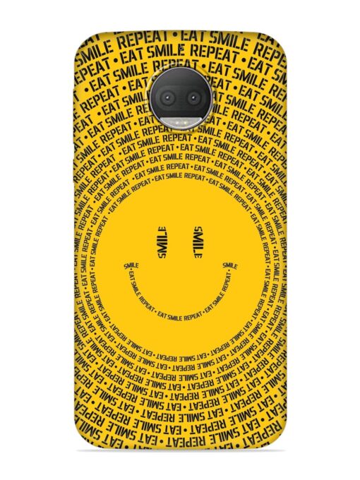 Smiley Embossed Soft Silicone Case for Motorola Moto G5S Plus