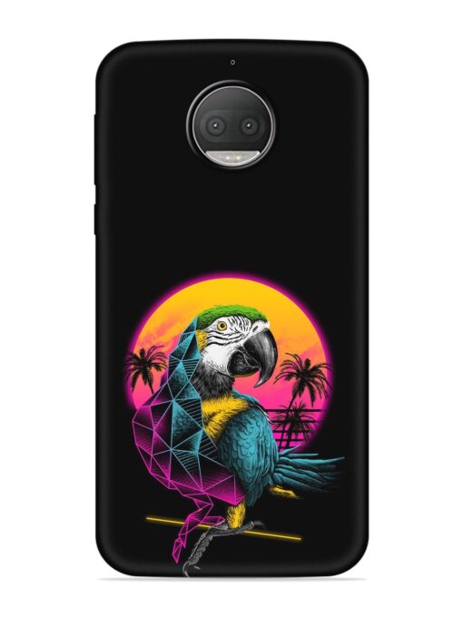 Rad Parrot Embossed Soft Silicone Case for Motorola Moto G5S Plus