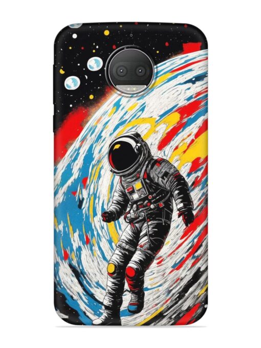 Astronaut Art Embossed Soft Silicone Case for Motorola Moto G5S Plus Zapvi