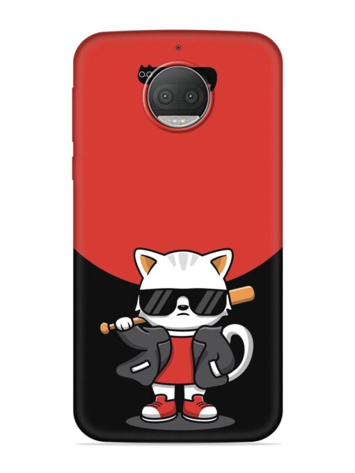 Cool Little Bear Cartoon Embossed Soft Silicone Case for Motorola Moto G5S Plus Zapvi