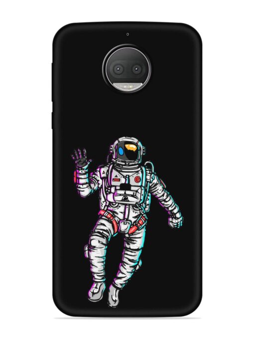 Spaceman Embossed Soft Silicone Case for Motorola Moto G5S Plus