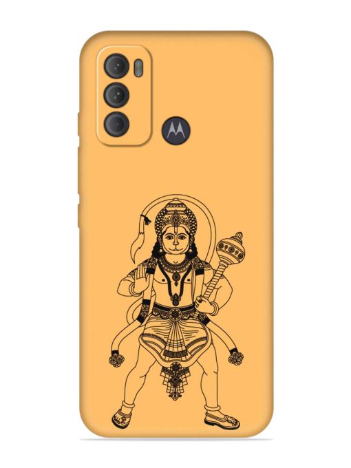 Indian God Hanuman Embossed Soft Silicone Case for Motorola Moto G60 Zapvi