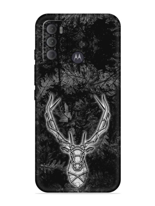 Ancient Deer Embossed Soft Silicone Case for Motorola Moto G60