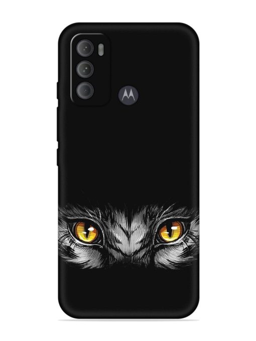 Scary Eye Embossed Soft Silicone Case for Motorola Moto G60 Zapvi