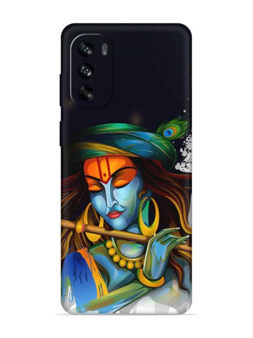 Krishna Art Embossed Soft Silicone Case for Motorola Moto G62 (5G) Zapvi