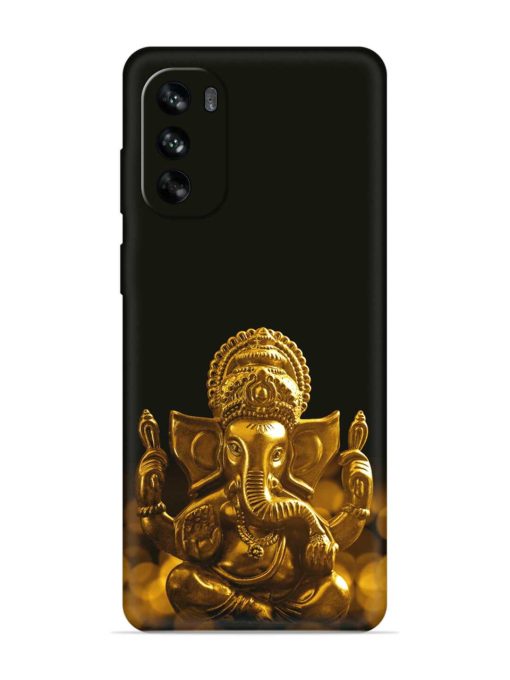 Lord Ganesha Indian Festival Embossed Soft Silicone Case for Motorola Moto G62 (5G) Zapvi